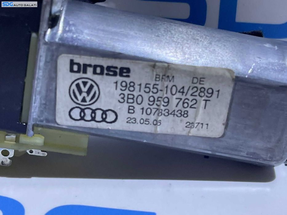 Motor Motoras Reglaj Ajustare Spatar Scaun Electric Dreapta Fata Pasager Volkswagen Passat B5.5 2001 - 2005 Cod 3B0959762T