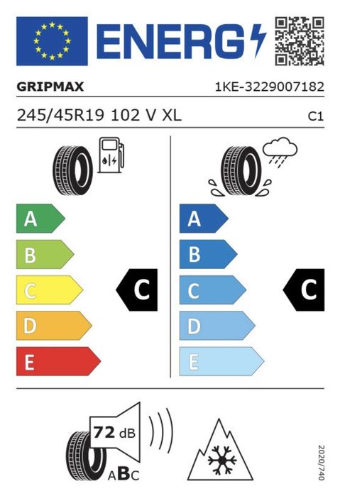 Anvelope iarna 245/40 R19 dot3024 Gripmax