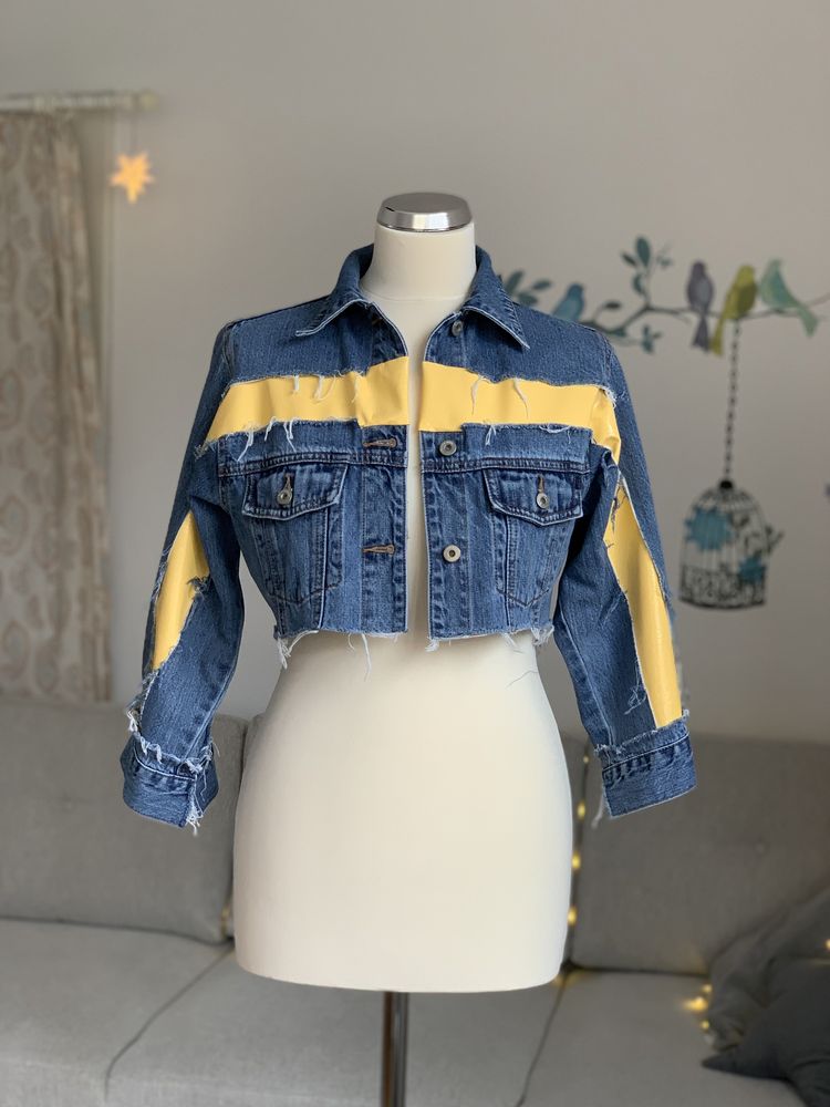 Jachetă top de blugi personalizată denim dama