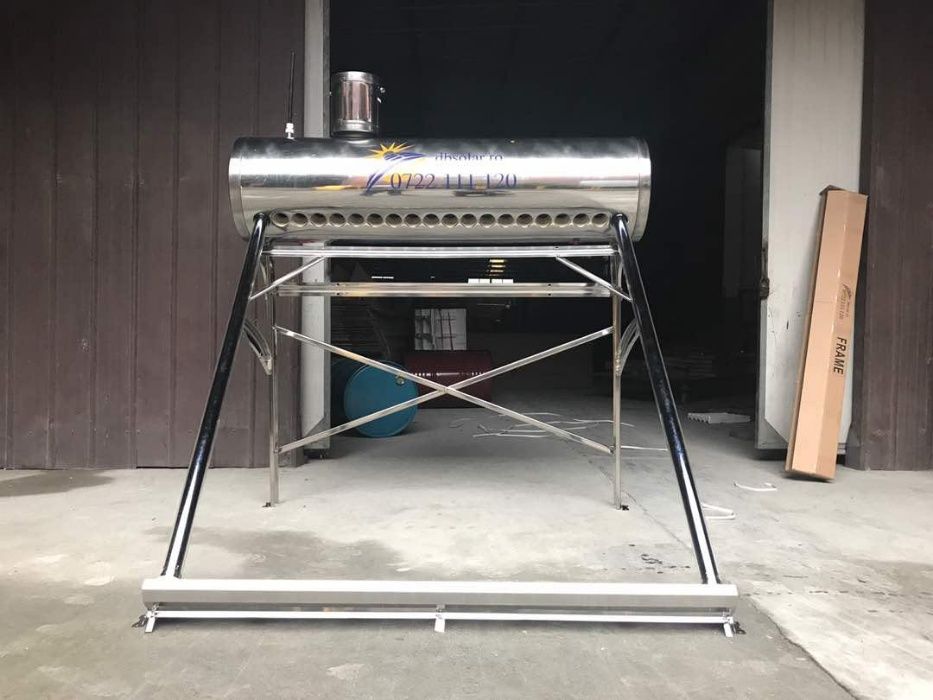 PANOU Solar Presurizat 200L Apa Calda INOX SOLAR Vidate NOU !