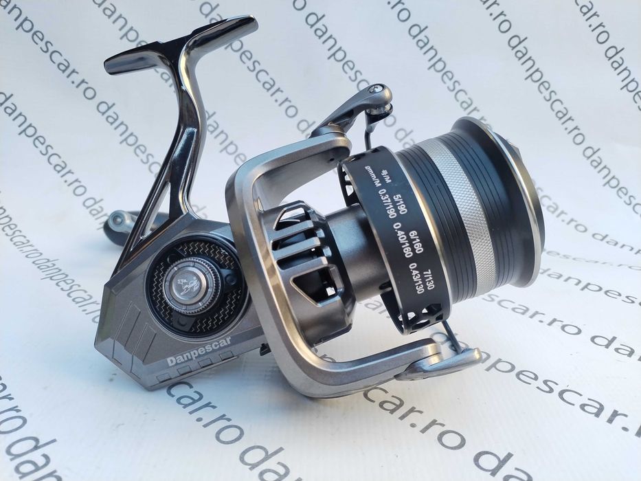 SET 4 Mulinete Crap Line Winder KK8000 cu tambur long-cast 0,40mm/260m