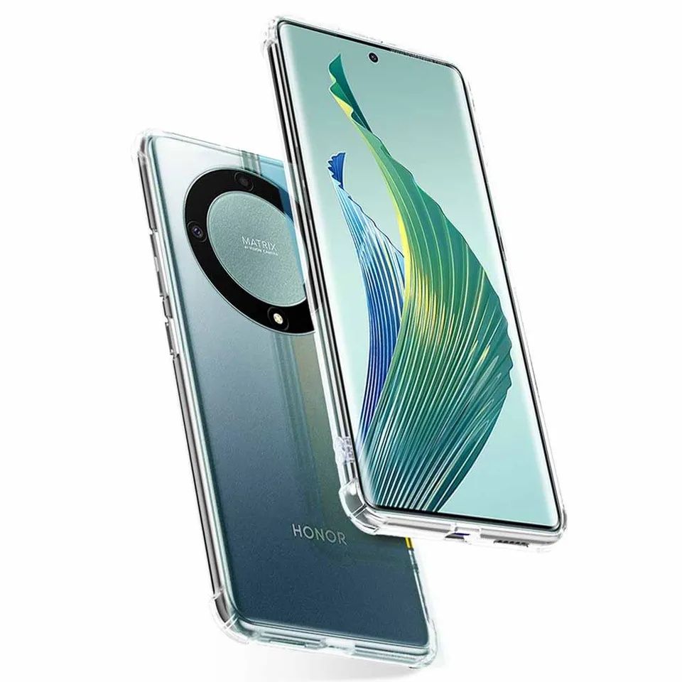 Honor Magic 7 6 5 Lite/Удароустойчив силиконов кейс с камера протектор