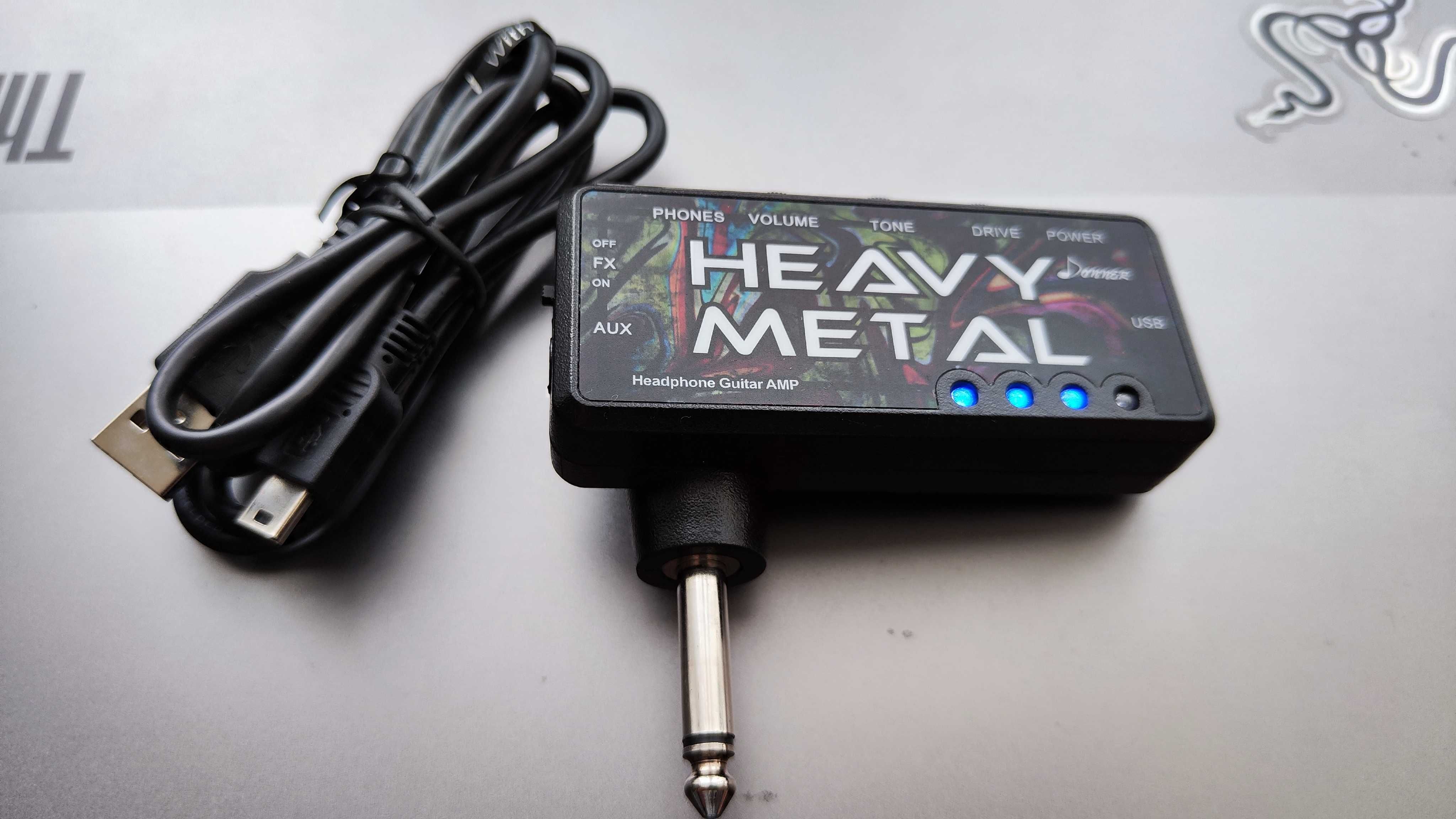 Donner Heavy Metal Guitar Headphone AMP - като нов