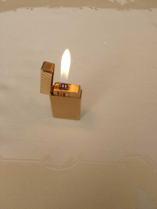 Винтидж Позлатена Газова запалка Займа Япония