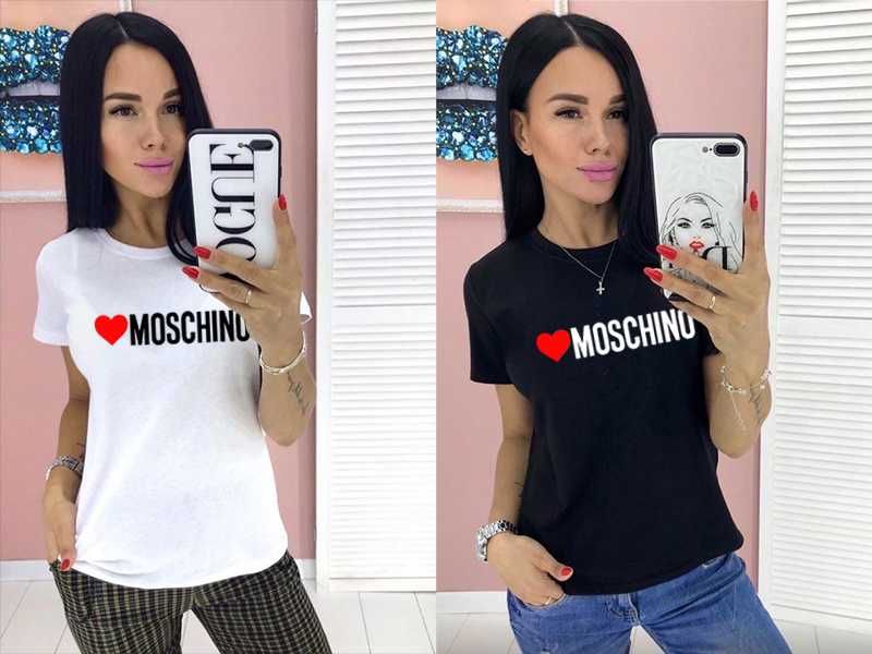 Дамска тениска Love Moschino принт 8 модела