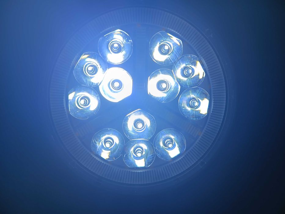 LED работна лампа 12V-24V бяла и жълта светлина 4х4 АТВ Коли