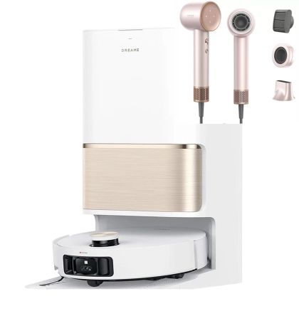 Прахосмукачка робот Dreame L50 Pro Ultra + Сешоар Dreame Glory Pro