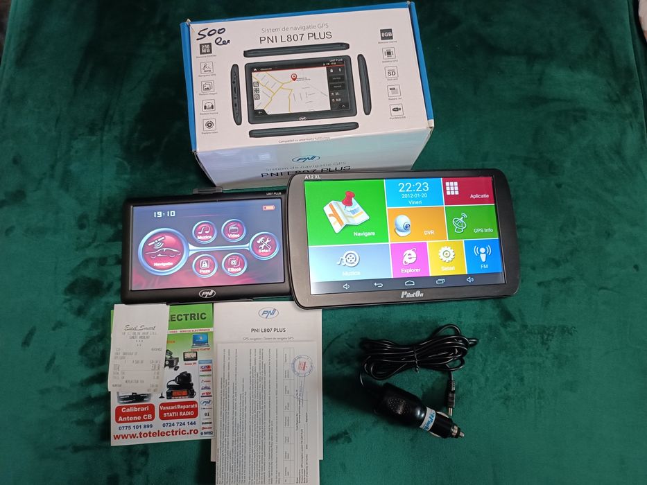 GPS Pilot 12xl / PNI L807 Plus 2GB RAM,16 GB memory