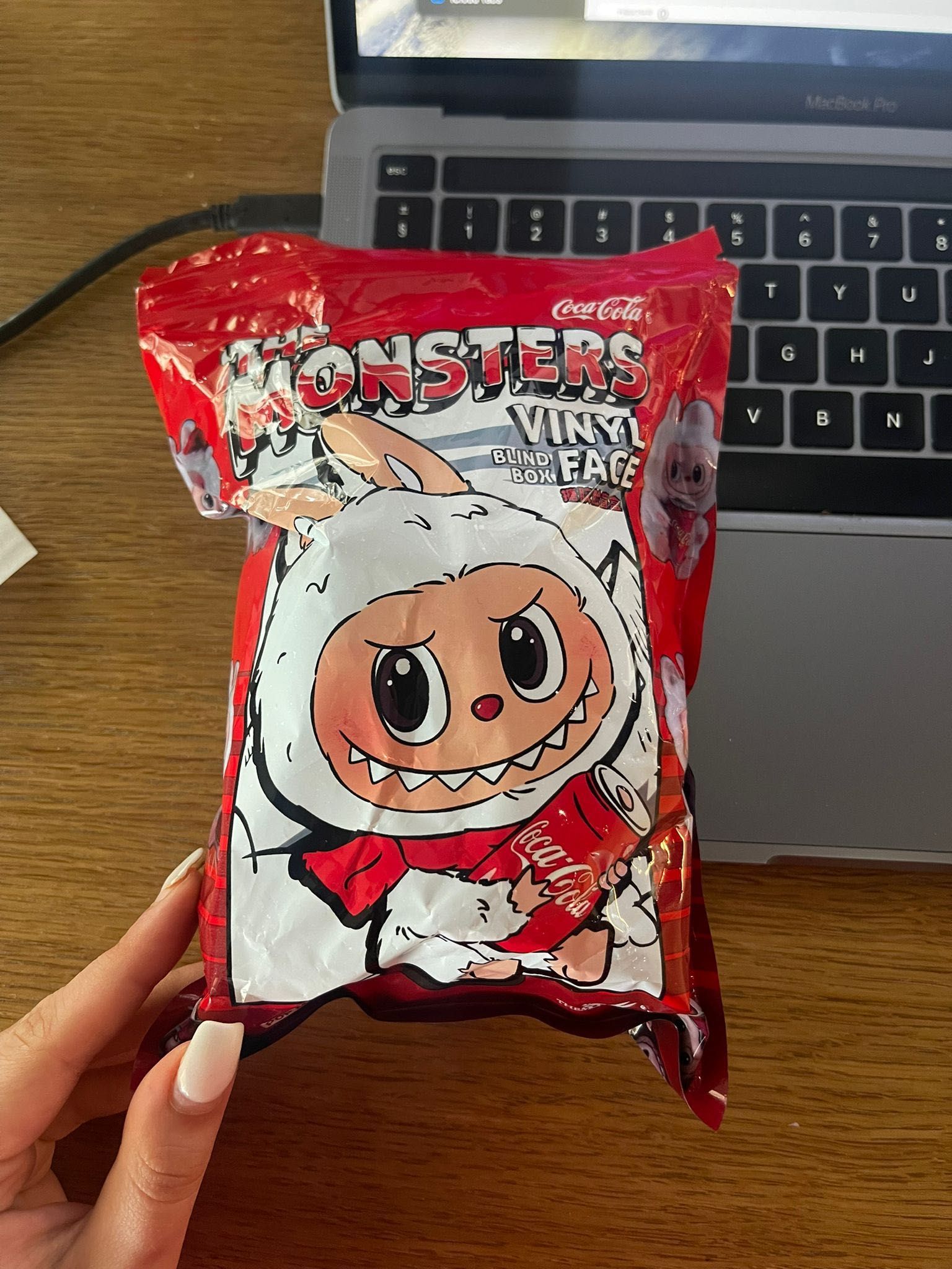 Jucarie LABUBU The Monsters x COCA-COLA Series-Vinyl Face