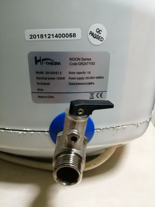 Boiler elelectric Hi-THERM-1500W-10l-0,8MPa.