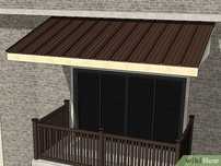 Rezistent Acoperis balcon pergola structura metalică reclama ...