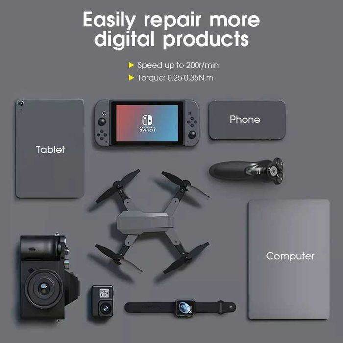 Șurubelnița micro electrica cu acumulator pt. Laptop, PC, telefoane