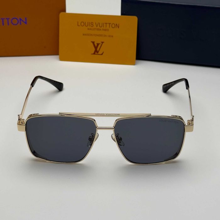 Слънчеви очила Louis Vuitton Classic Gold Frame нови, унисекс, UV400