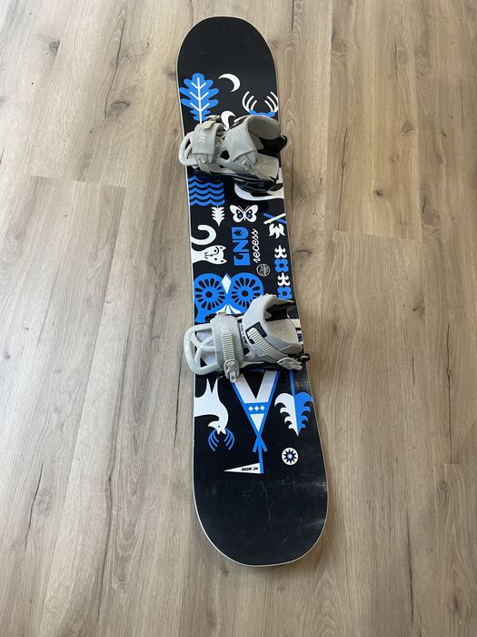 Сноуборд GNU 125 комплект с автомати Drake