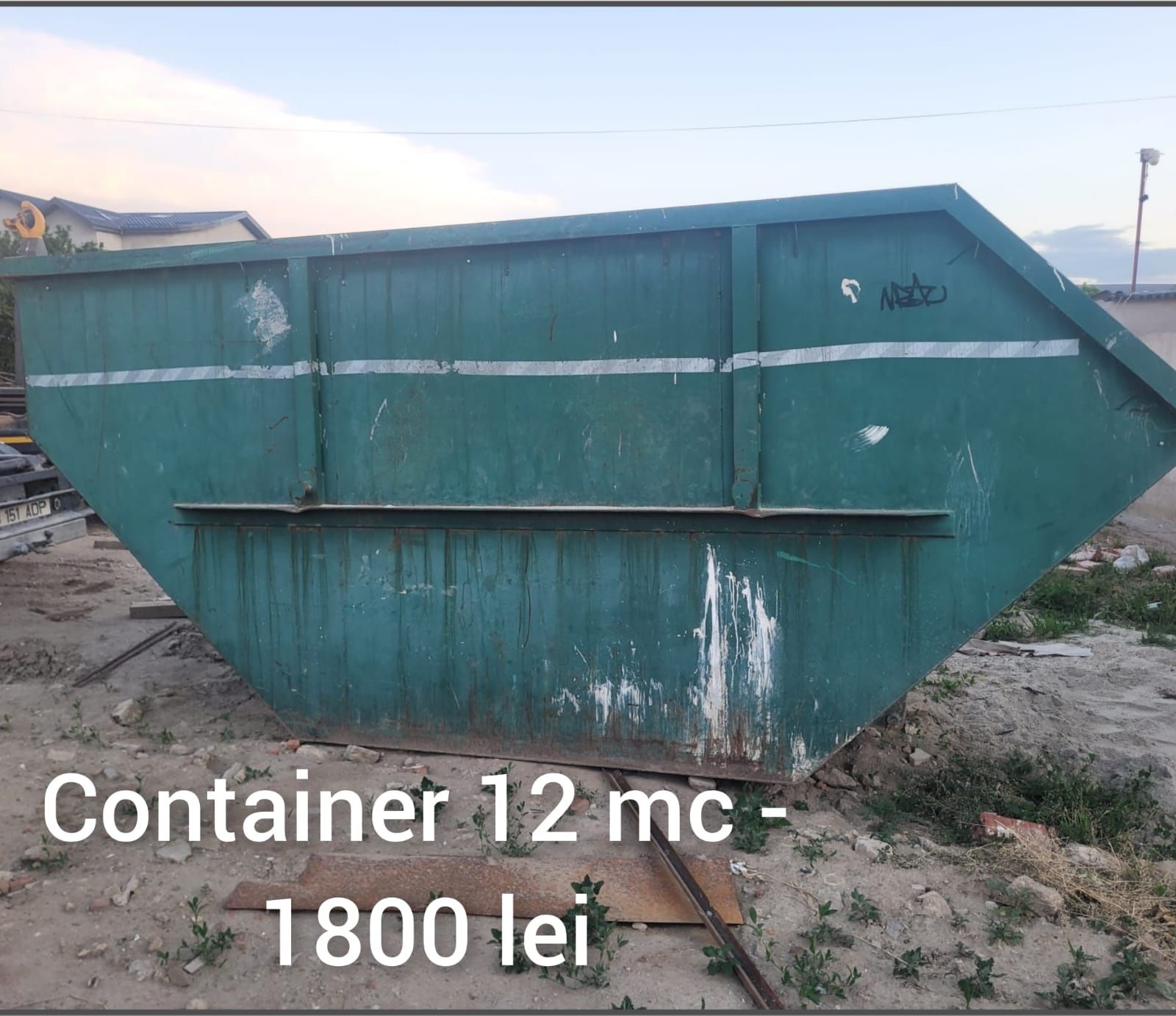 Transport moloz colectare deseuri inchiriere container abrollkipper