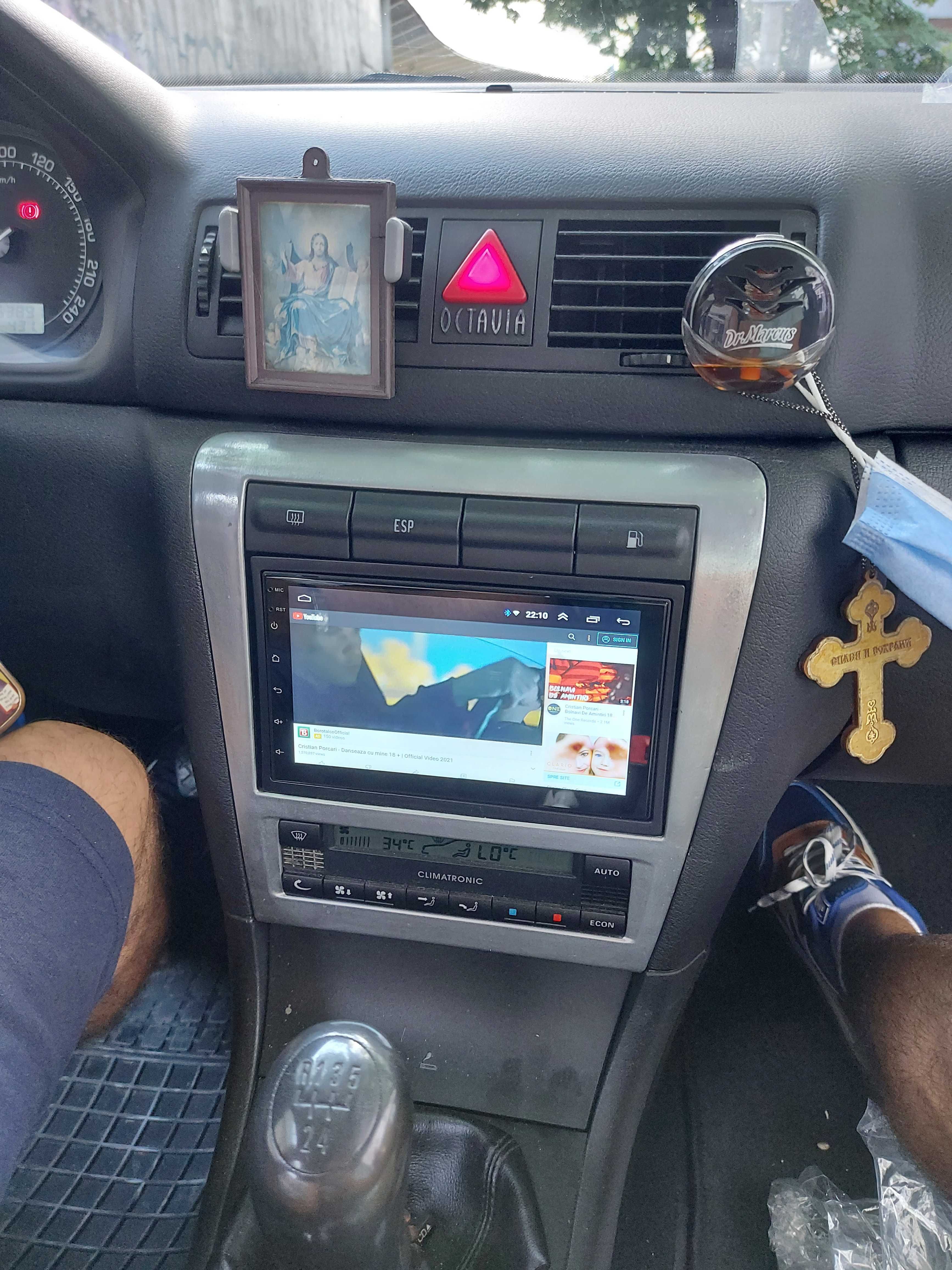 Navigatie Android Skoda Superb Passat Sharan Golf Waze YouTube GPS