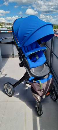 Carucior Stokke Xplory Albastru 3 in 1