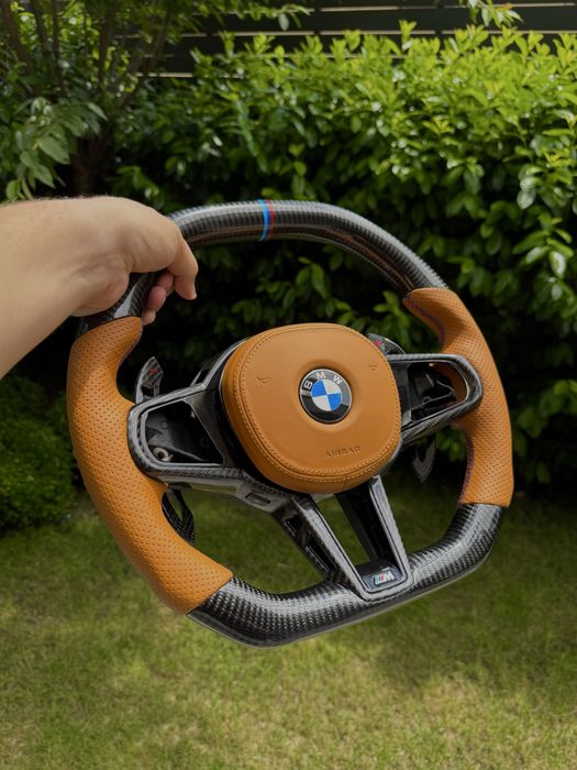 Volan BMW G facelift M carbon alcantara padele G20 G30 G80 M2 M3 M4 X6