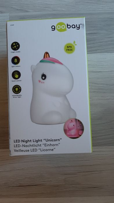 Светодиодна детска нощна лампа,, Еднорог""
