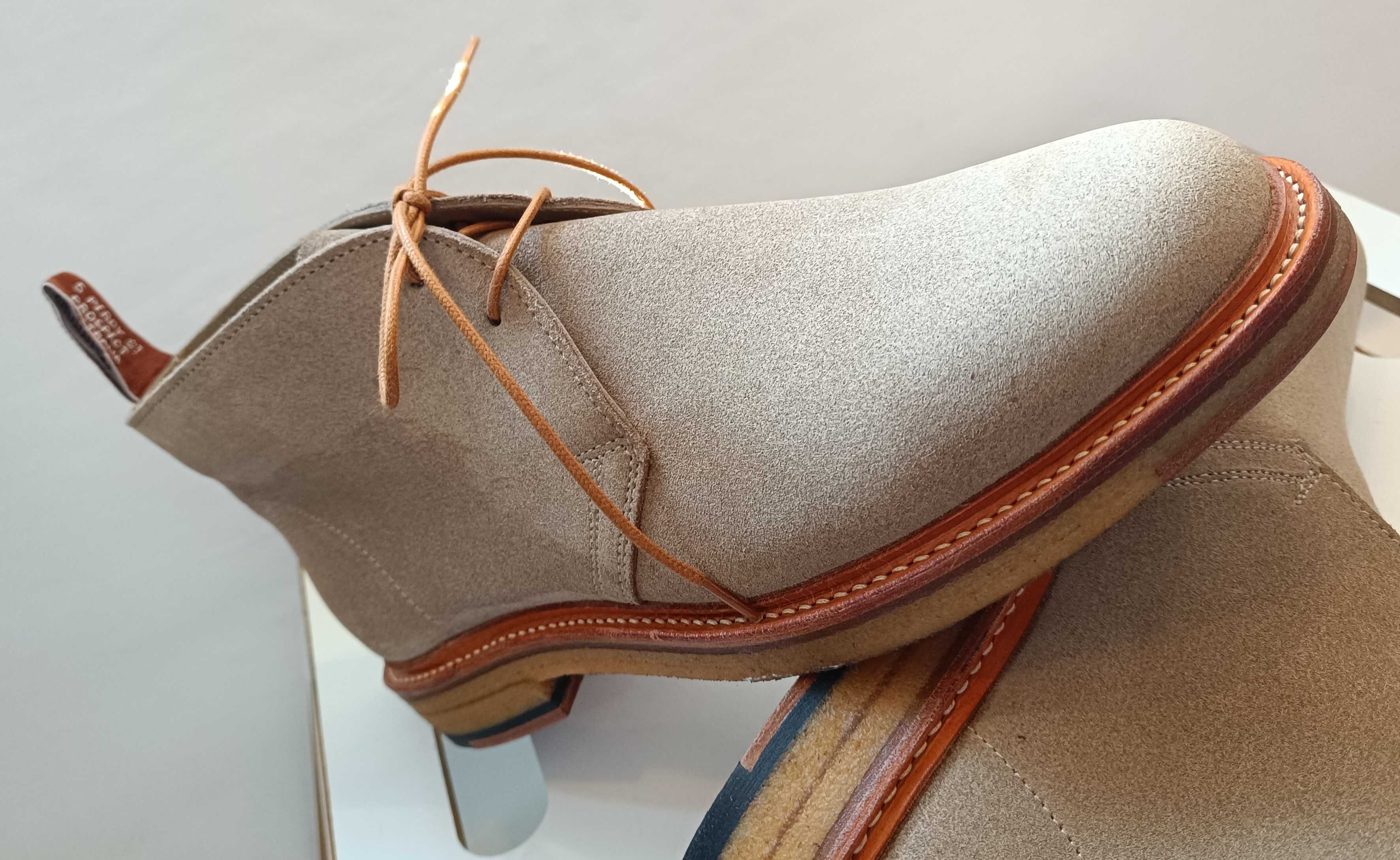 Ghete de lux 42 42.5 44 44.5 R. M. Williams NOI lucrate manual piele