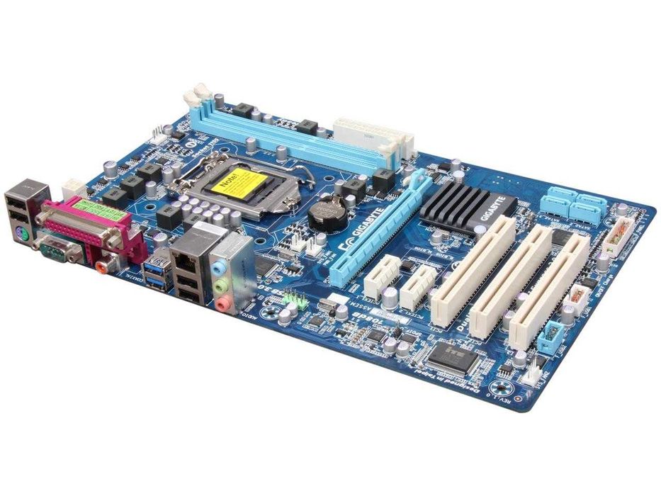 Gigabyte GA-P61-USB3-B3 с процом G620