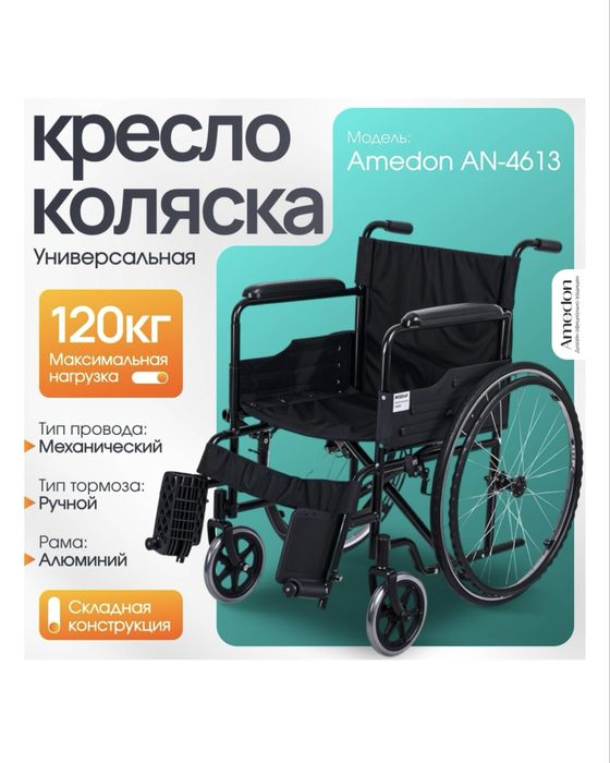 Инвалидная кресло коляска новая (Аренда)