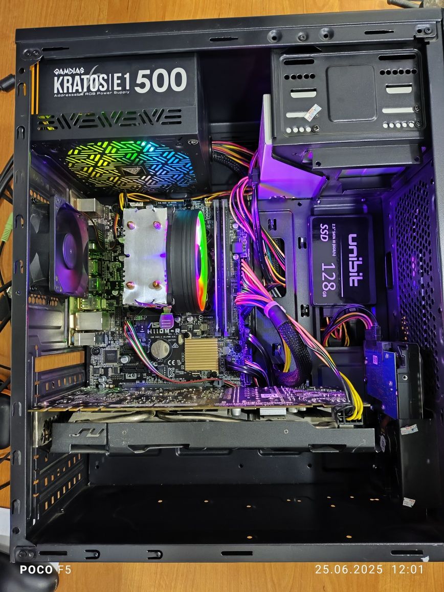 Отличный игровой компьютер (кейс)DDR4 i5,16gb, SSD, HDD 1TB,Video 8gb