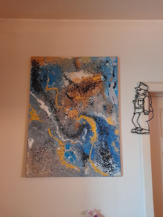 Рисувани картини върху платно -лен 80/60см