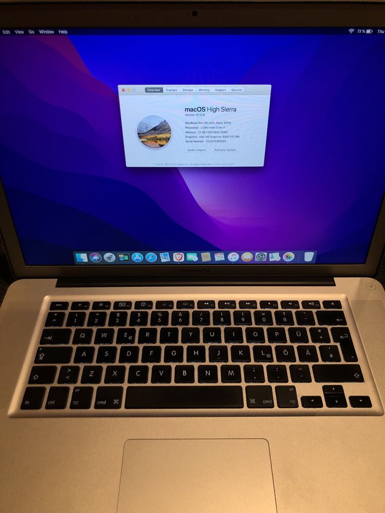 Macbook Pro 15-inch 2011