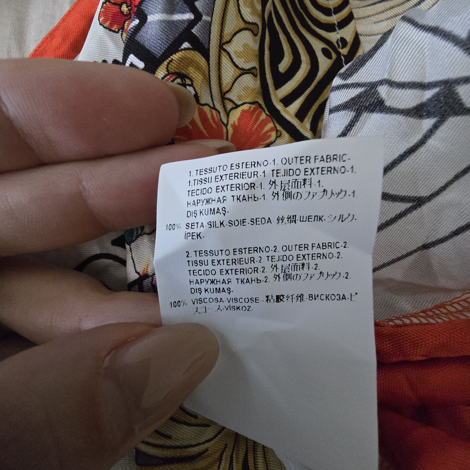 Versace оригинална блуза от коприна