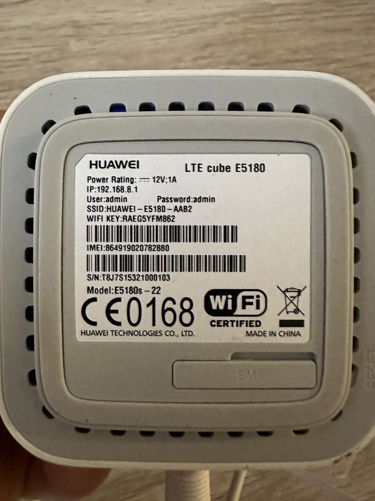 Huawei E5180 routere 4G/LTE modem WiFi,liber in orice rețea