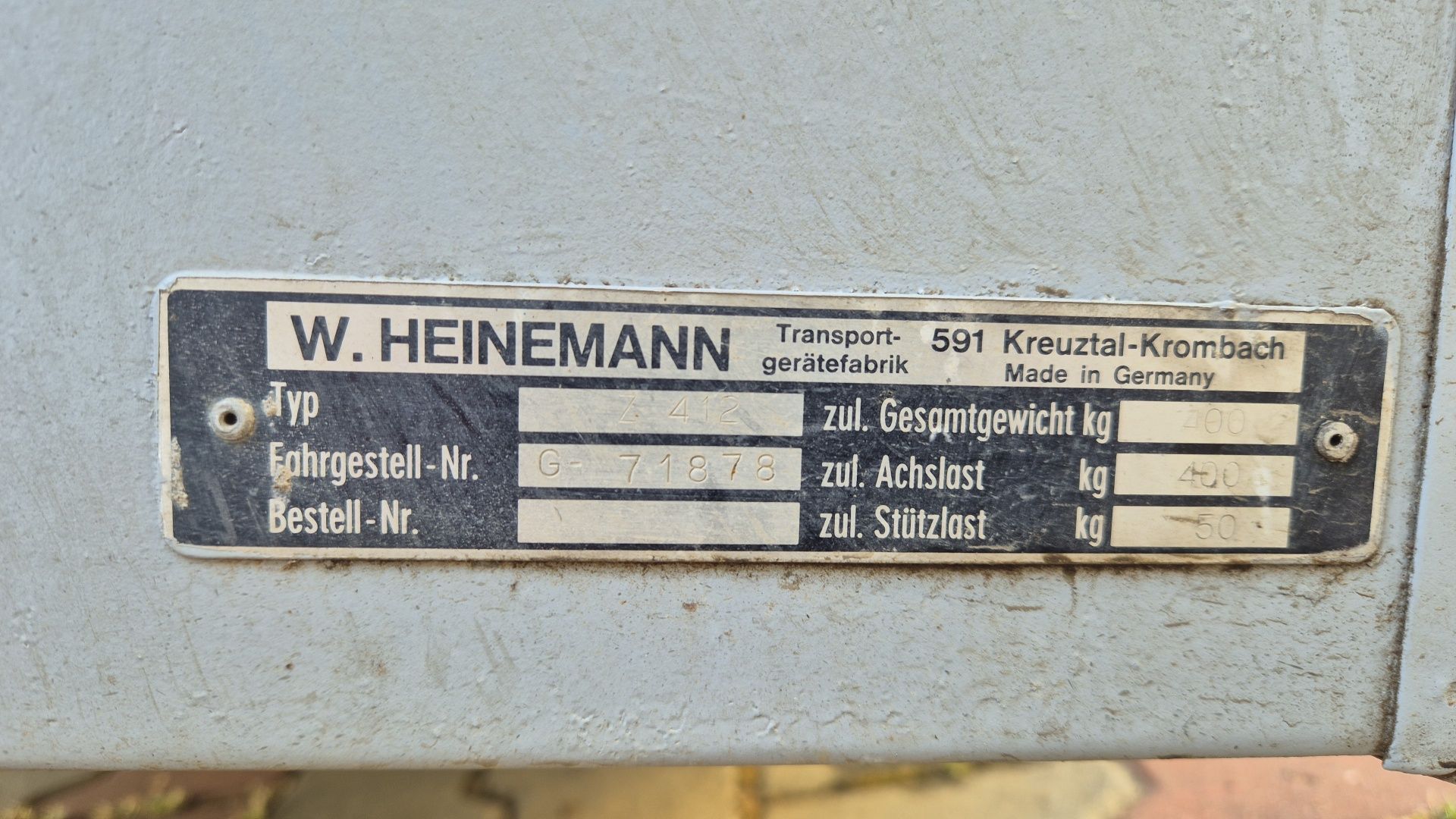 Vand remorca 400kg