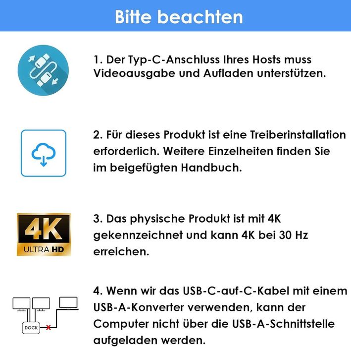 Докинг станция WAVLINK USB-C с два монитора и 2 HDMI порта