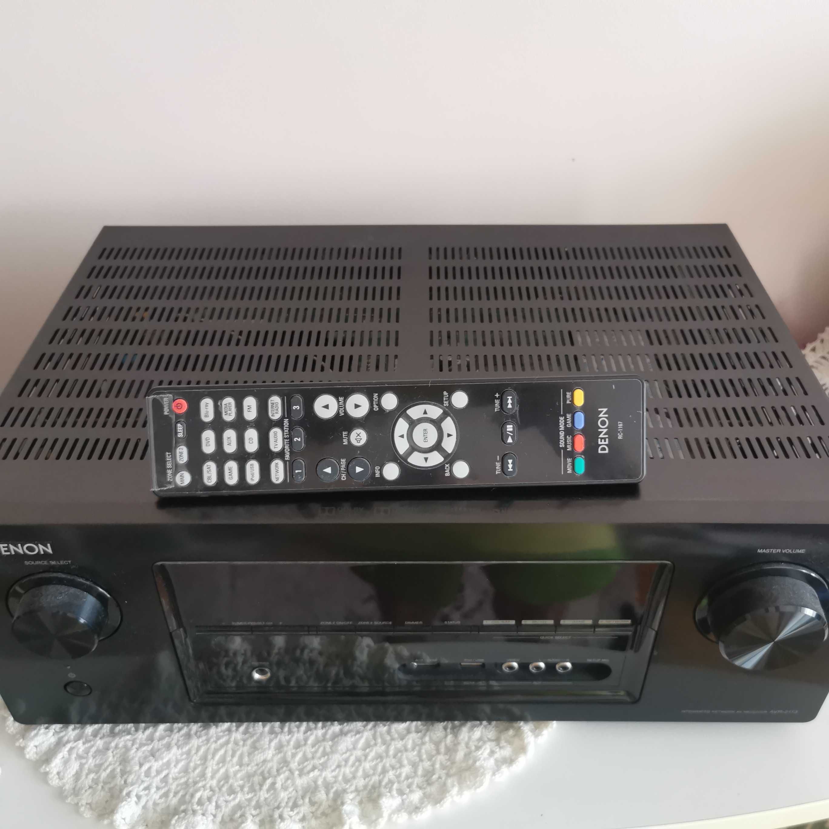 Denon AVR 2113_ресийвър с дистанционно