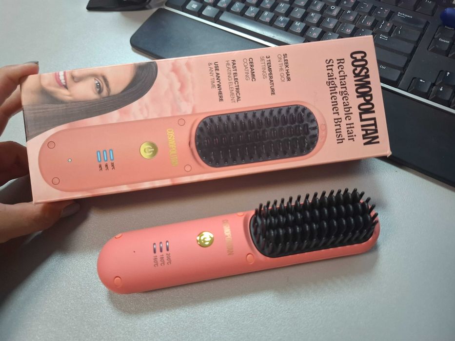 Четка за коса безжична четка да изправяне