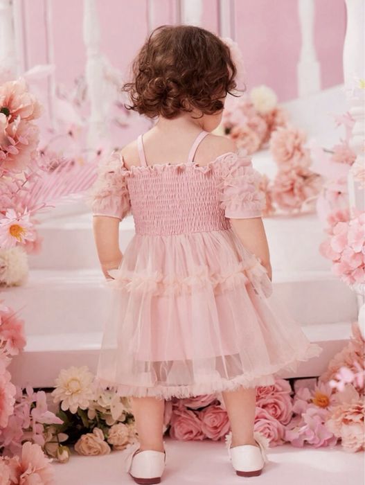 Rochie roz, marimea 12-18 luni