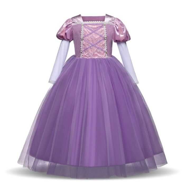 Rochie rochita RAPUNZEL NOUA 4,5,6,7 ani