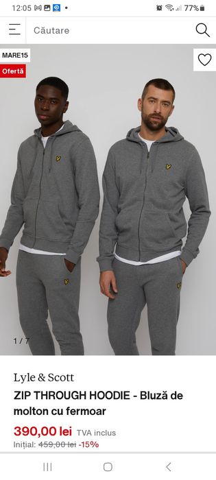 Hanorac lyle and scott marimea M