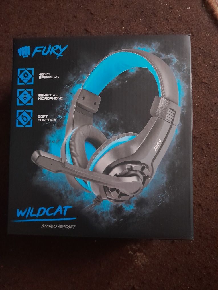 Căști Fury WildCat stereo headset