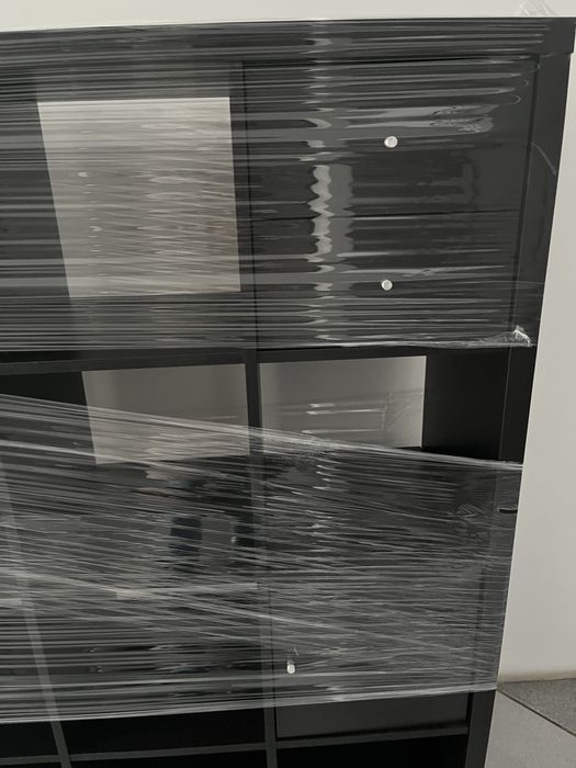 Etajera/ mobilier birou KALLAX, IKEA, negru