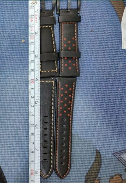 Curea piele 22mm Seiko tissot fossil galaxy omega orient frontier
