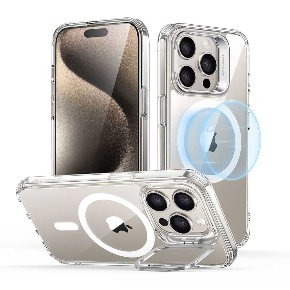 Калъф със стойка и MagSafe iPhone 15 Pro/Pro max от ESR Cloud
