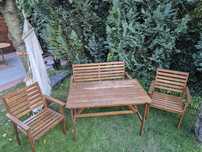 Mobilier gradina din lemn de TEC