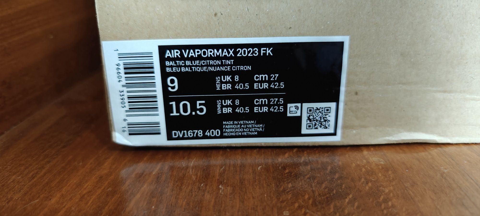 Vând Nike Vapormax 2023 Flyknit - Mărimea 42.5 - NOI, originali