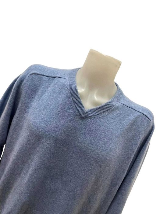 DANIEL CREMIEUX размер XL мъжки кашмирен пуловер 100% КАШМИР син