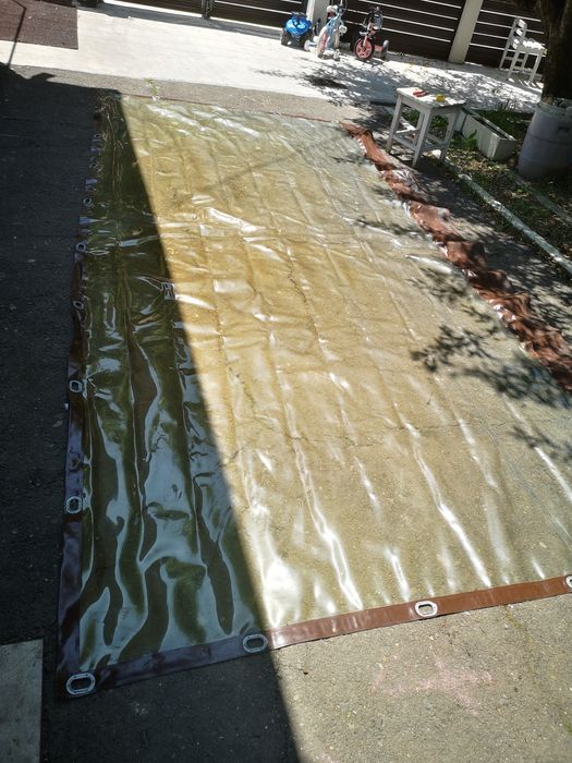 Folie transparenta pentru foisor terasa