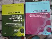 Cărți și Coduri drept civil, drept penal, drept administrativ etc.