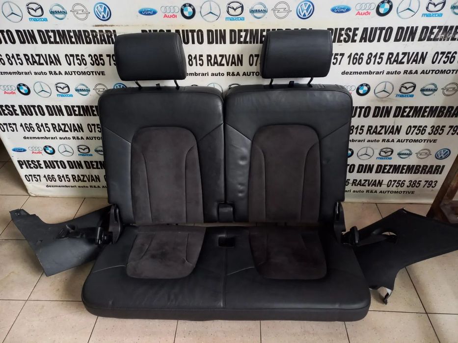 Scaune Spate Bancheta Locurile 6 Si 7 Din Piele Audi Q7 4L An 2006-2007-2008-2009-2010-2011-2012-20