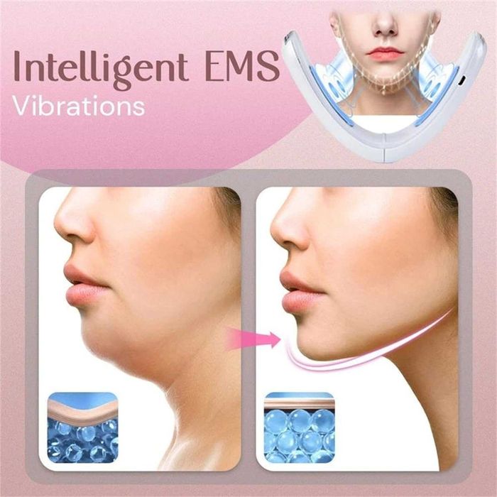 Уред за терапия на лице и двойна брадичка EMS V face beauty meter