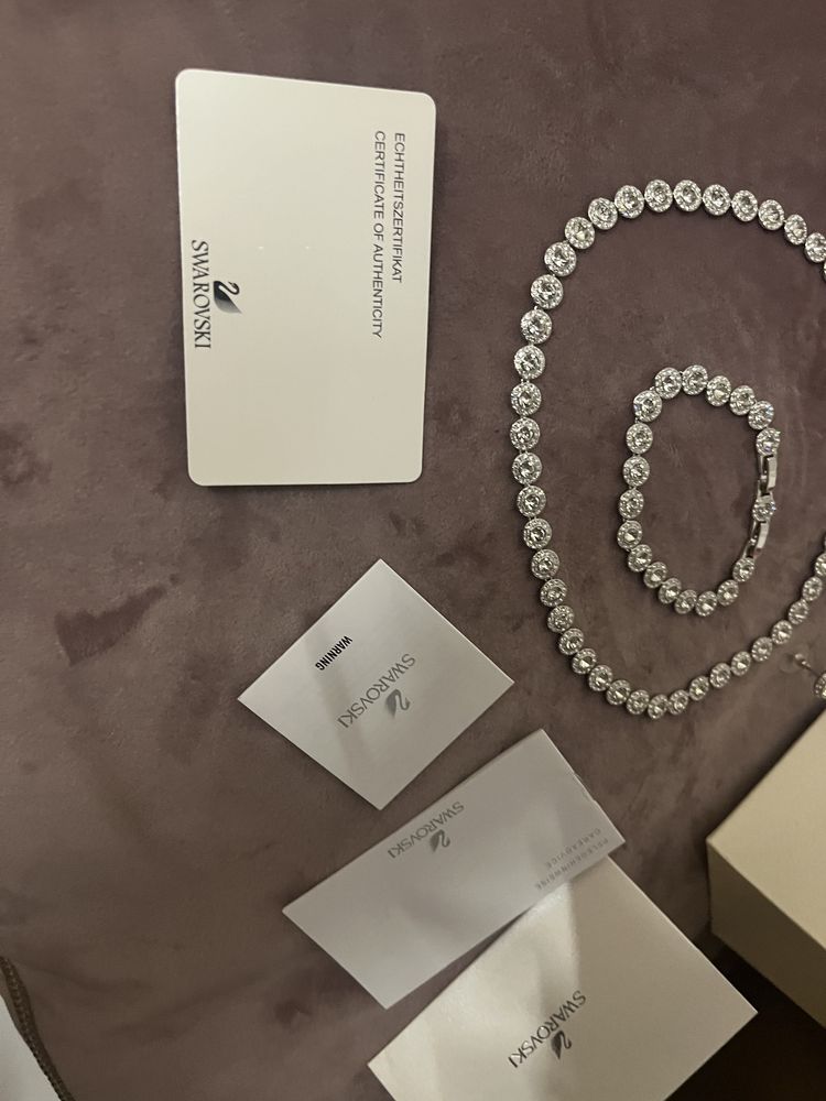 set swarovski angelic cercei bratara lant